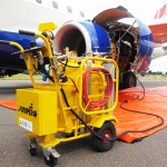 The rig and mat in position for the wash.